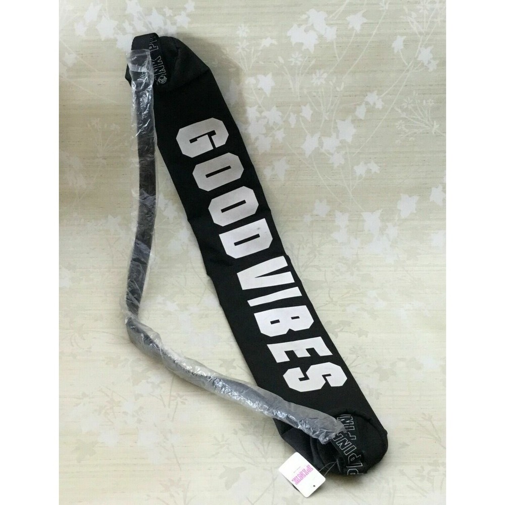 PINK Victoria's Secret Beach Summer Can Cooler Bag‎ “Good Vibes” Insulated NWT